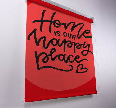 Stores avec phrases Joli texte noir - TenStickers