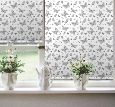 Stores papillon Papillon gris volant store - TenStickers