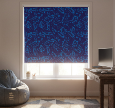 Toile fenêtre chambre adolescent cassette décorative - TenStickers