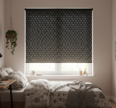 Toile fenêtre chambre adolescent grille métal noire - TenStickers