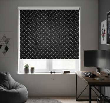 Toile fenêtre chambre adolescent motif acier - TenStickers