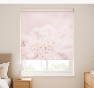 Toile fenêtre chambre couple délicates fleurs de cerisier - TenStickers
