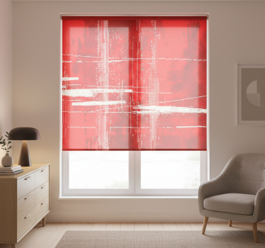 Toile fenêtre chambre motif lignes modernes - TenStickers