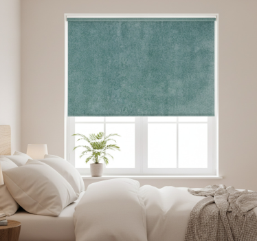 Toile fenêtre chambre vert pâle style nordique - TenStickers