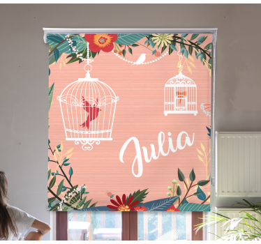 Toile fenêtre fleurs et plantes volières et fleurs - TenStickers