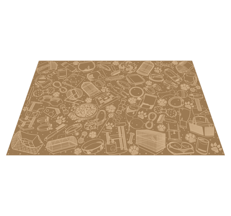 Set de table Éléments de cuisine raffinés - TenStickers