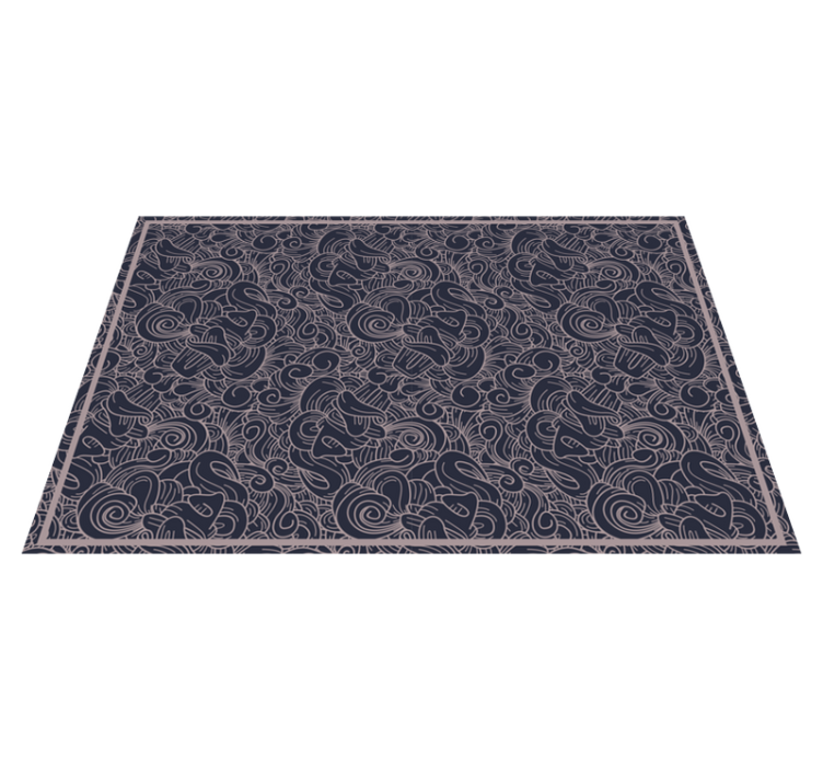 Set de table motifs de lignes tourbillonnantes - TenStickers