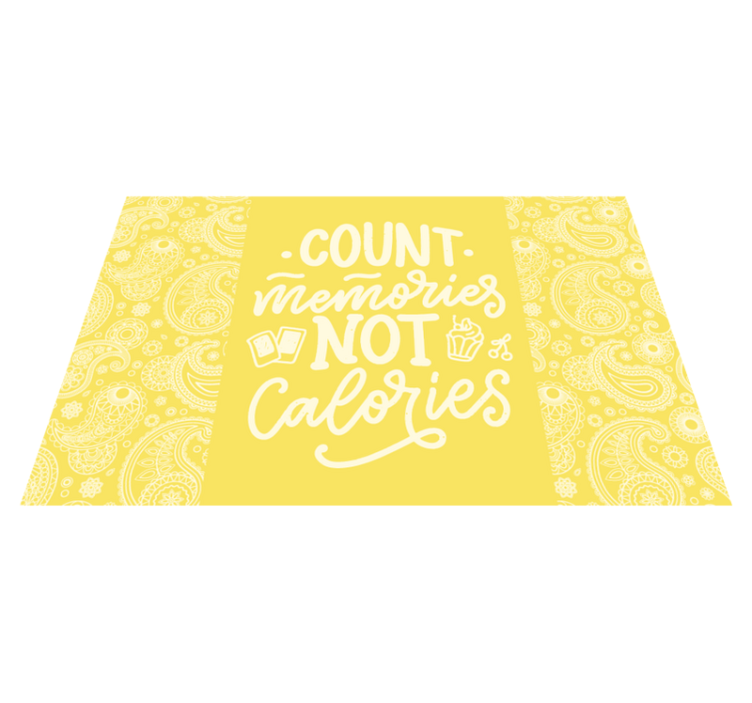Set de table citation compte les souvenirs concept - TenStickers