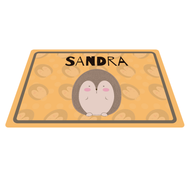 Set de table enfant hérisson adorable - TenStickers