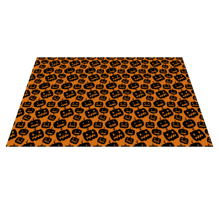 Set de table halloween motif de citrouilles effrayantes - TenStickers