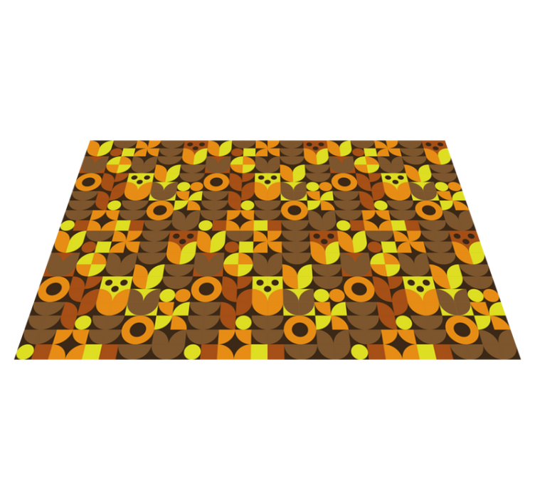 Set de table original motifs géométriques colorés - TenStickers