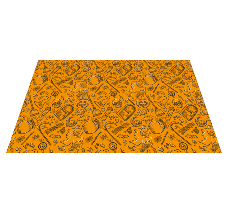 Set de table halloween motifs effrayants - TenStickers