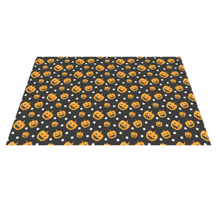 Set de table halloween motif citrouille - TenStickers