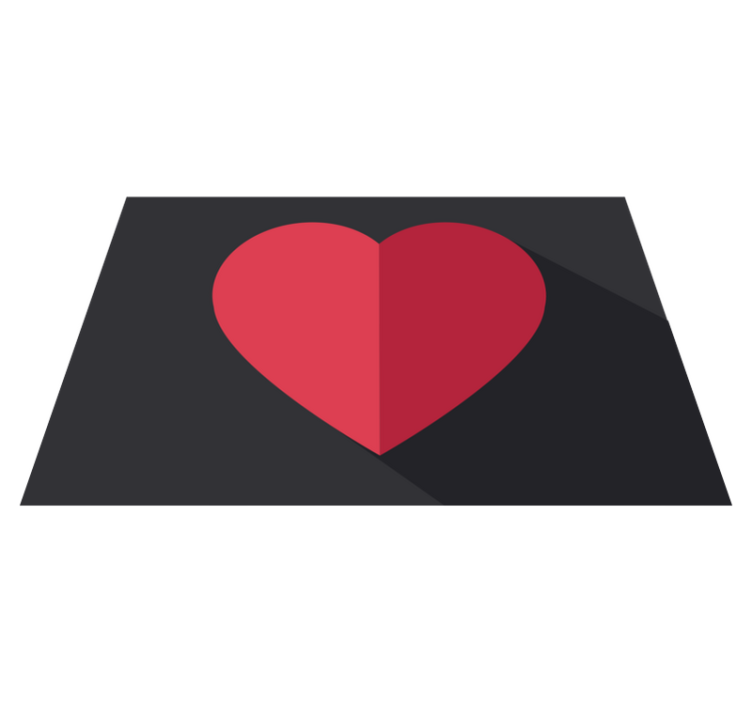 Set de table original en forme de cœur - TenStickers