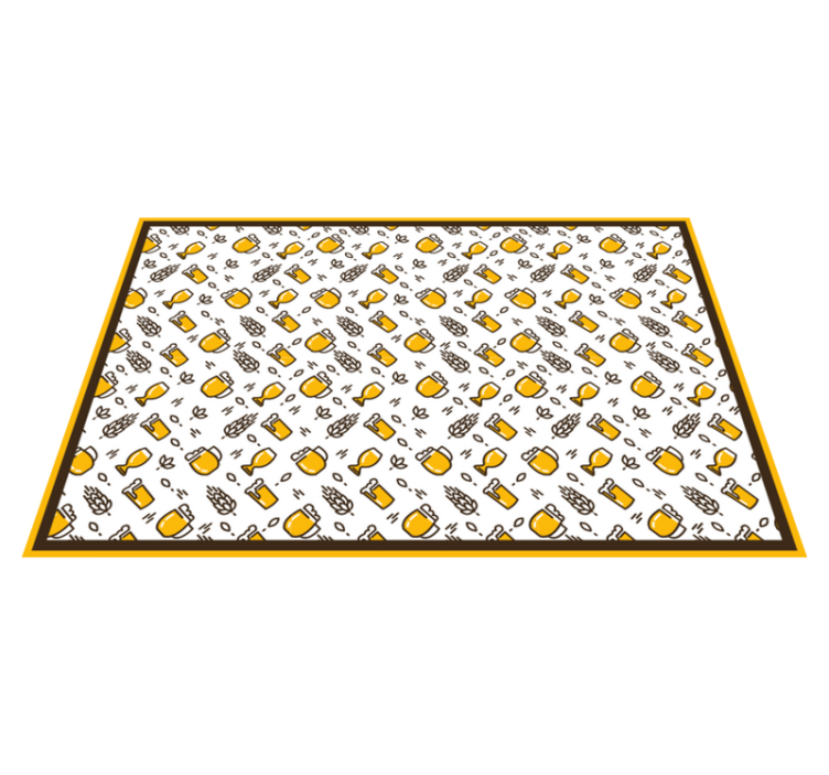 Set de table original icônes de bière artisanale - TenStickers