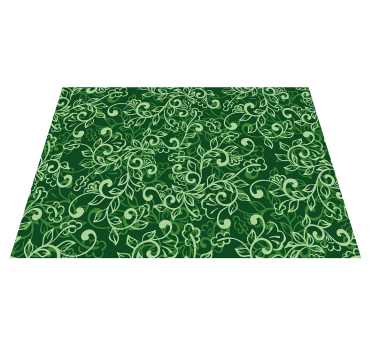 Set de table motif floral vert - TenStickers