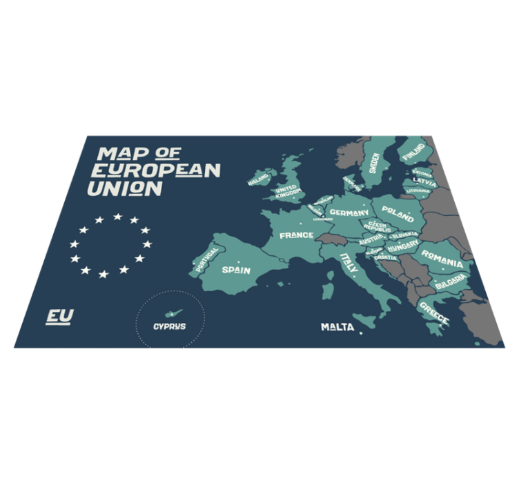 Set de table citation carte de l'union européenne - TenStickers
