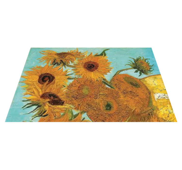 Set de table fleurs Tournesols de van gogh - TenStickers