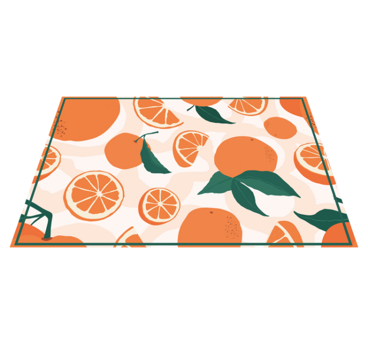 Set de table original tranche de citrus - TenStickers