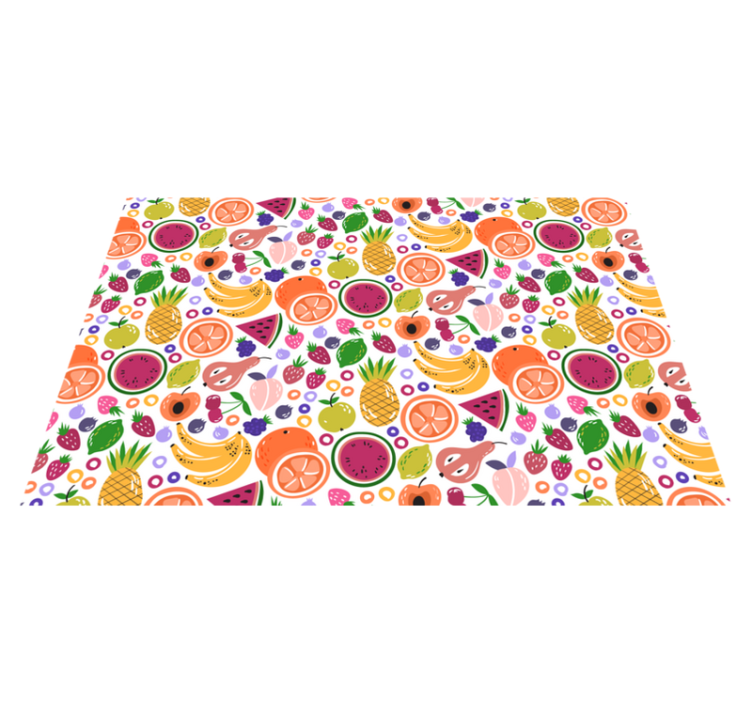 Set de table moderne Fruits différents - TenStickers