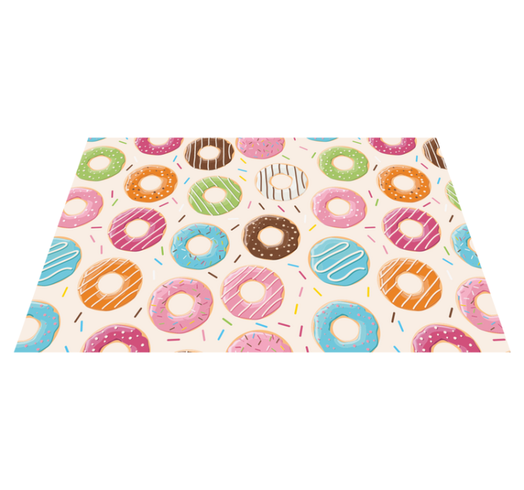 Set de table enfant motifs de donuts colorés - TenStickers