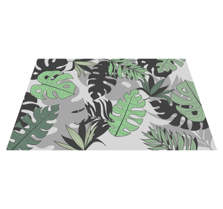 Set de table motif feuille tropicale - TenStickers