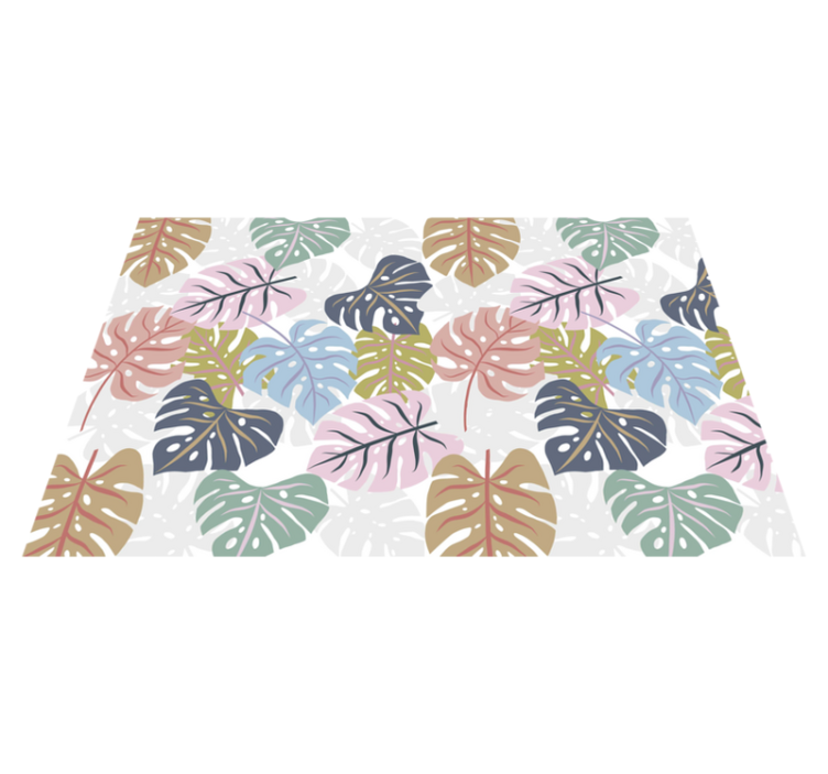 Set de table original imprimé feuilles tropicales - TenStickers