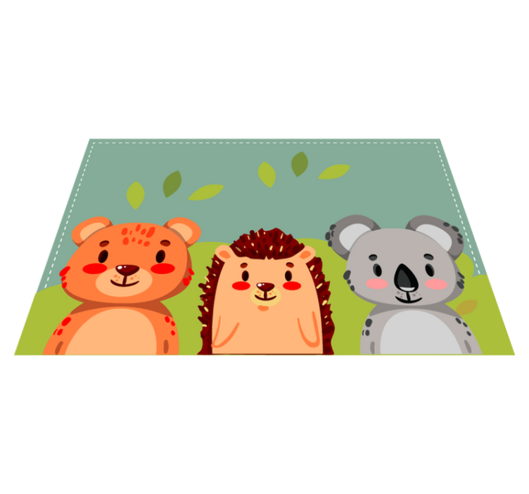 Set de table Collection d'animaux sauvages - TenStickers