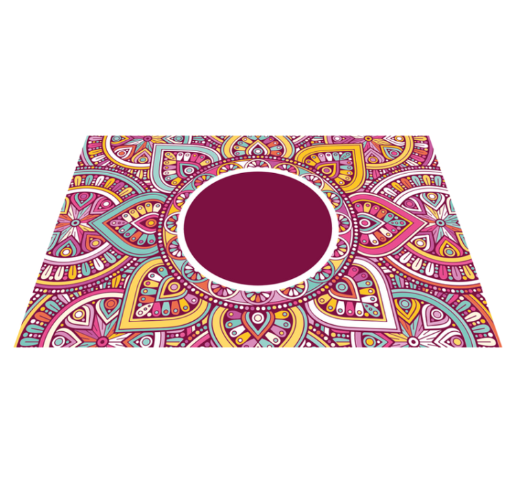 Set de table original motif mandala coloré - TenStickers