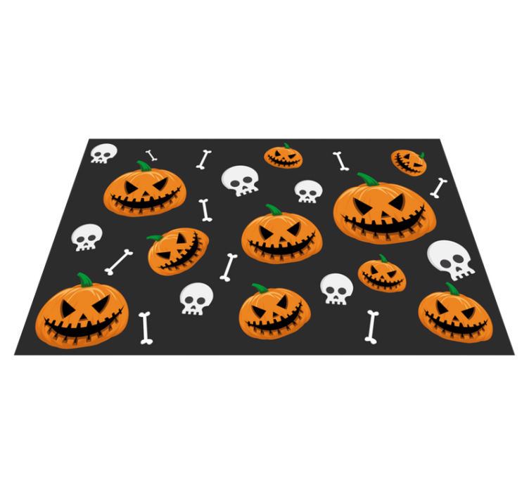 Set de table halloween motif de citrouilles - TenStickers