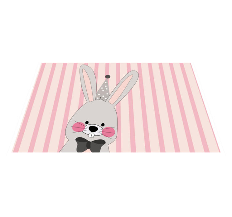 Set de table enfant personnage lapin adorable - TenStickers