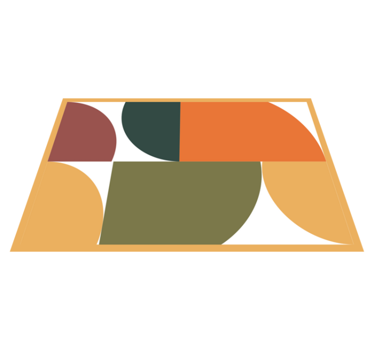 Set de table moderne formes géométriques stylées - TenStickers