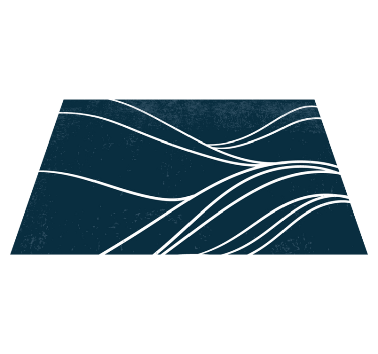 Set de table moderne motif vague élégant - TenStickers