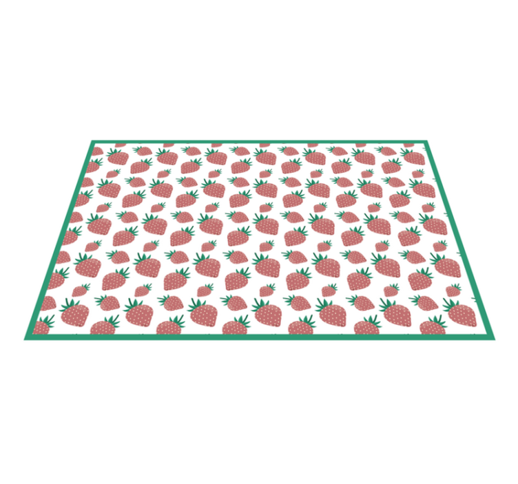 Set de table original motif fraise - TenStickers