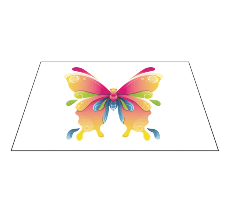 Set de table original motif papillon coloré - TenStickers