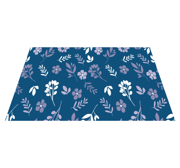 Set de table motif floral botanique - TenStickers