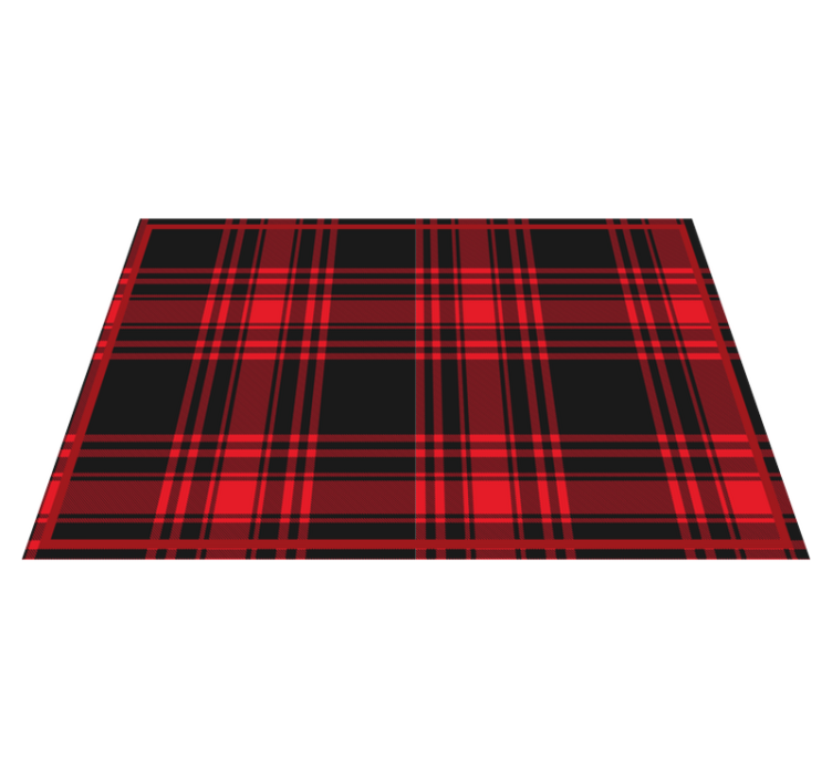 Set de table motif tartan - TenStickers