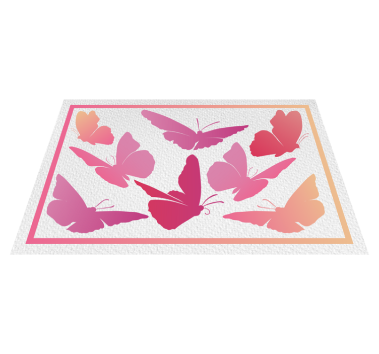 Set de table enfant emblème de papillon vibrant - TenStickers