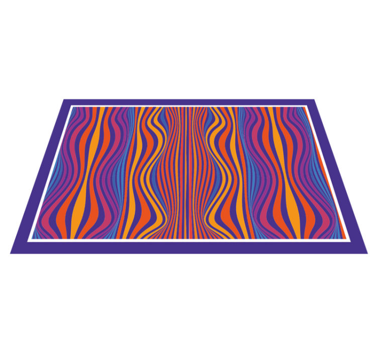 Set de table motifs de lignes courbes - TenStickers