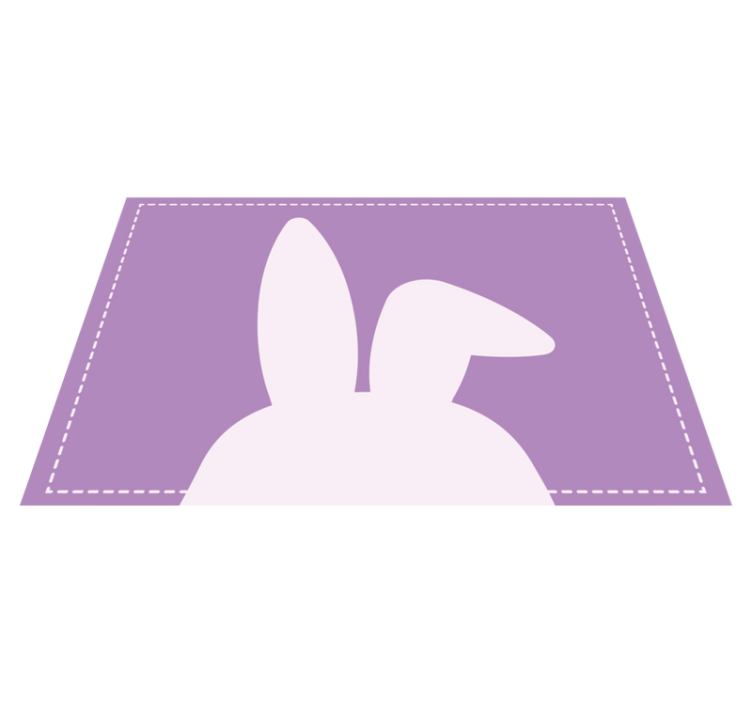 Set de table enfant en forme d'oreilles de lapin - TenStickers