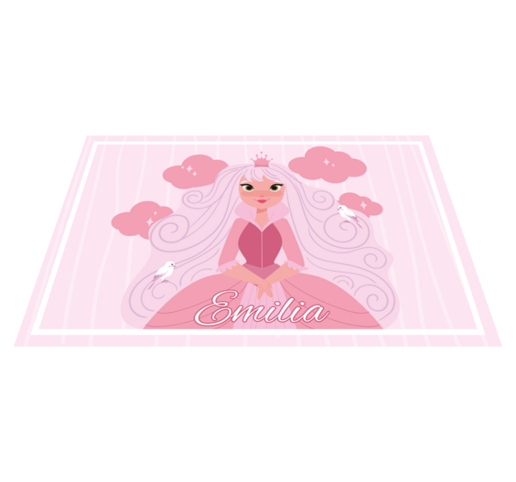 Set de table enfant illustration de personnage princesse - TenStickers