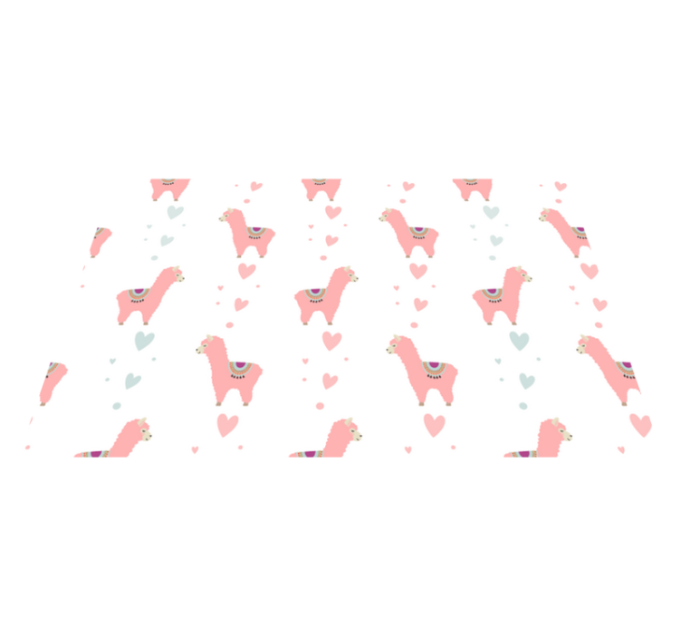 Set de table enfant motif lama mignon - TenStickers