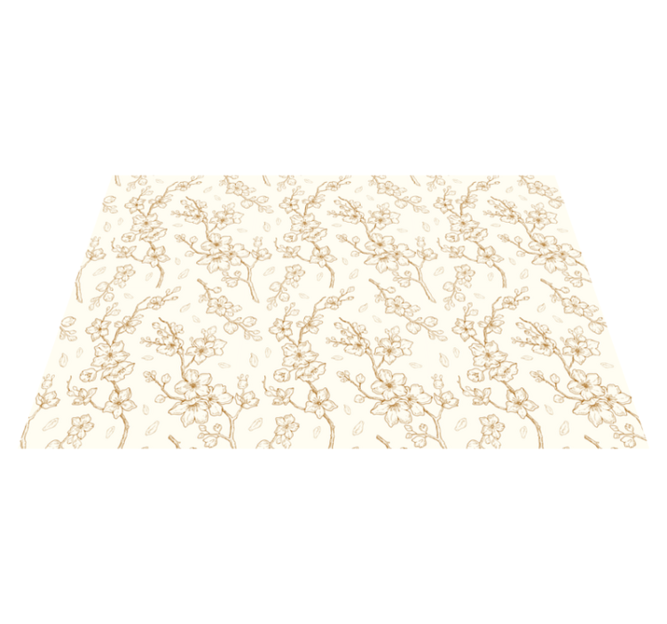 Set de table sophistication motif floral - TenStickers