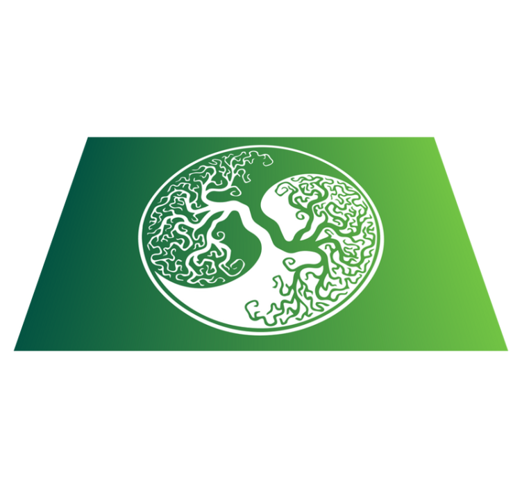 Set de table moderne Écusson branches d'arbre - TenStickers