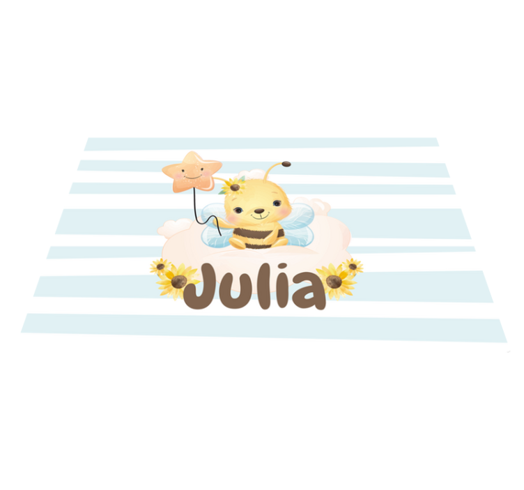 Set de table enfant personnage abeille mignon - TenStickers