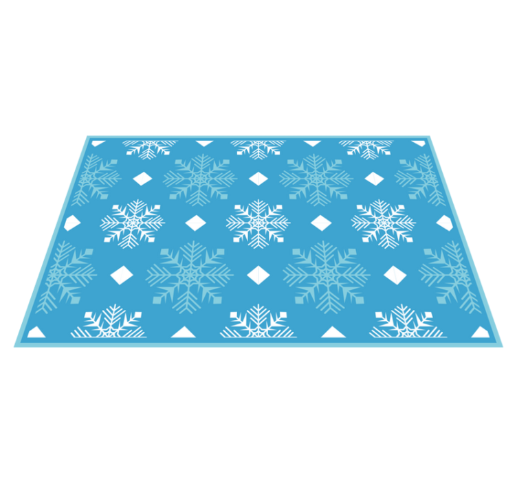 Set de table noël motif flocons de neige - TenStickers