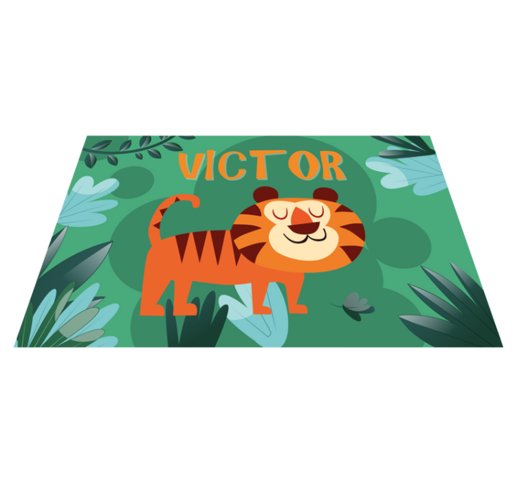 Set de table design enfant Tigre mignon garçon - TenStickers