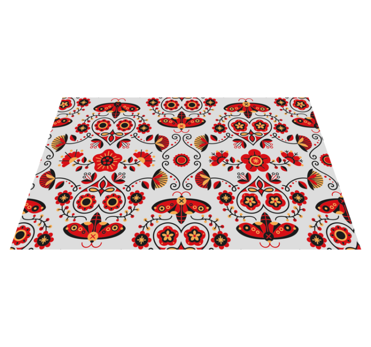 Set de table original composition florale vive - TenStickers
