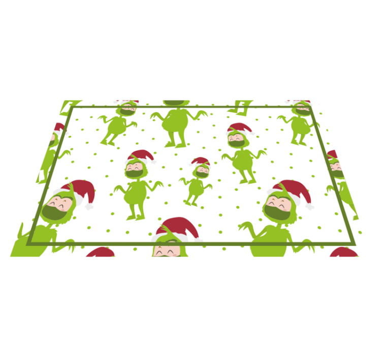 Set de table noël personnages grinch joyeux - TenStickers