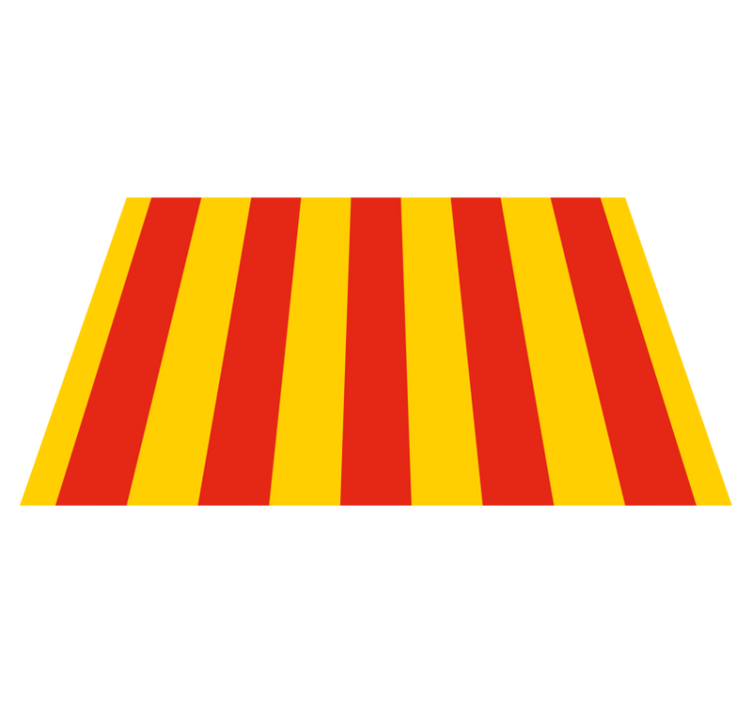 Set de table original motif rayé audacieux - TenStickers